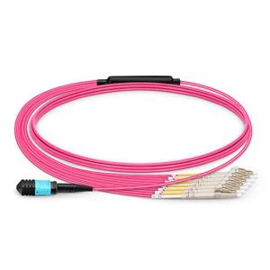 MPO Pou 4LC Dx OM4 kavalye Magenta